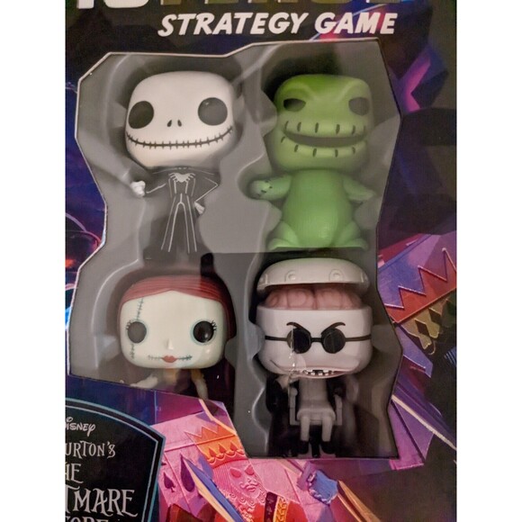 NIGHTMARE BEFORE CHRISTMAS FUNKOVERSE COLLECTORS STRATEGY GAME JACK SALLY - Picture 6 of 6